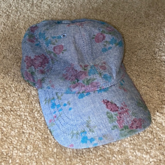 American Eagle Floral Baseball Hat